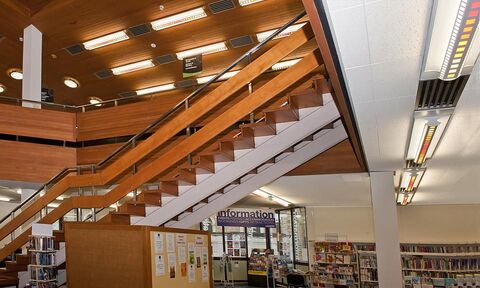 Image of the Pontefract Library installation.