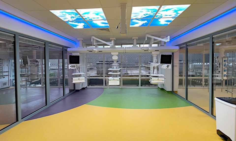 Image of Southampton General Hospital, PICU installation