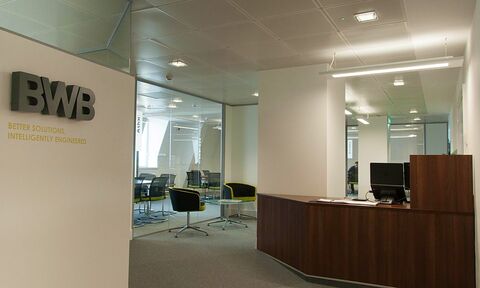 Image of the BWB Consulting Offices, Birmingham installation.
