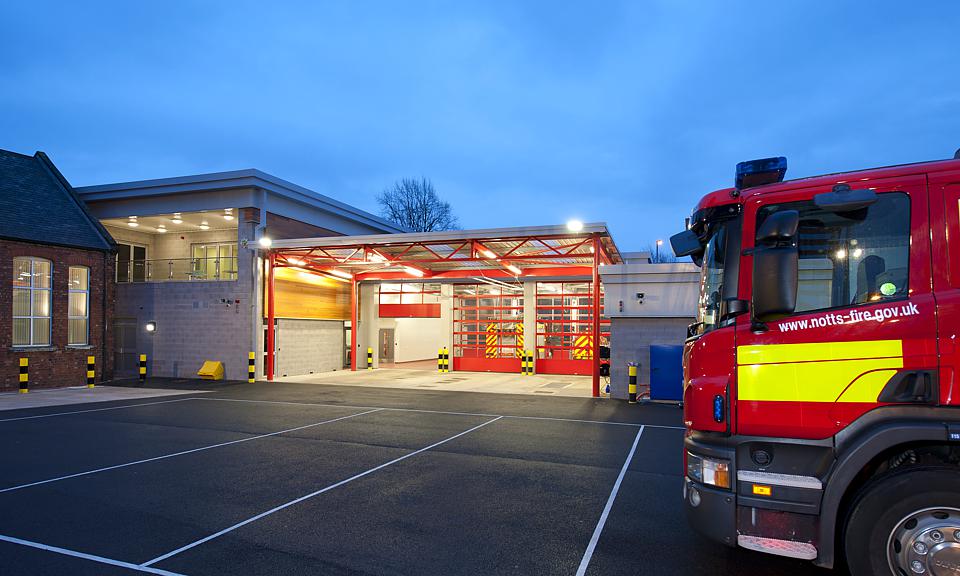 Image of Carlton Fire Station, Nottinghamshire installation