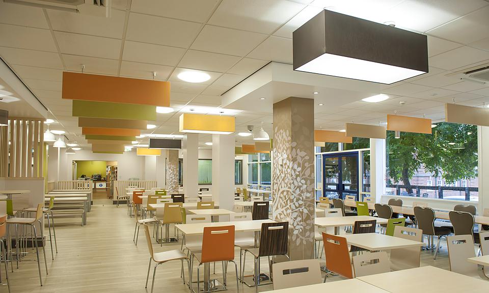 Image of Leeds Beckett University, Food Court installation