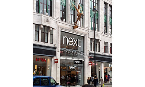 Image of the Next Store, Oxford Street installation.