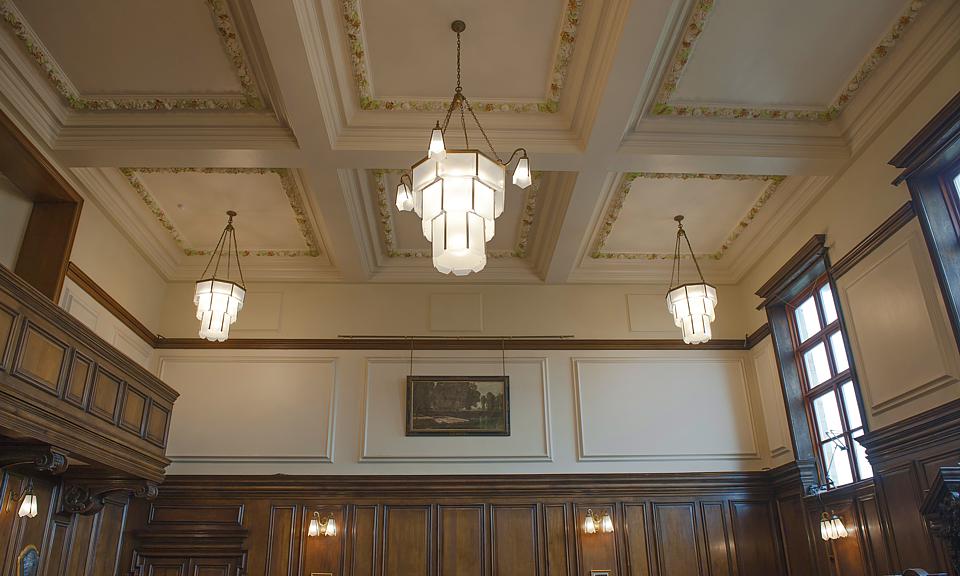 Image of the Shipley Town Hall installation.