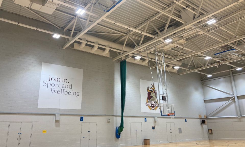 Image of University of Southampton, Sports Hall installation