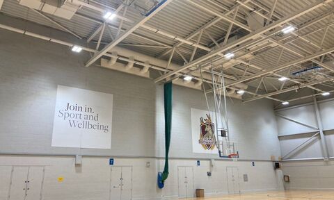 Image of the University of Southampton, Sports Hall installation.